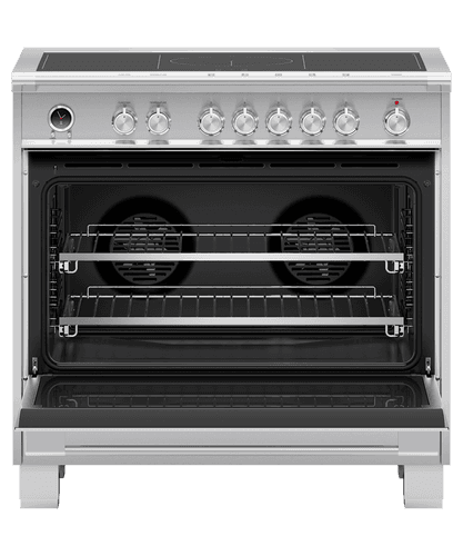 Fisher & Paykel 36" Series 9 Contemporary 5 Zone Induction Self-Cleaning Range, Stainless Steel 2