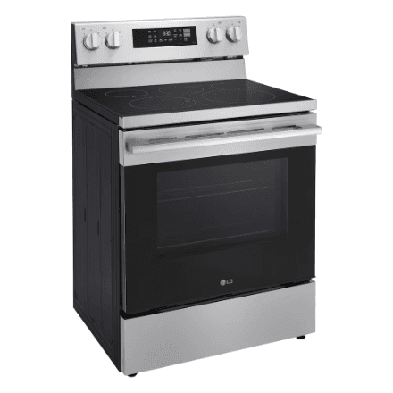 LG 30" 6.3 cu. ft. Smart Electric Range with Air Fry and EasyClean, Stainless Steel 3