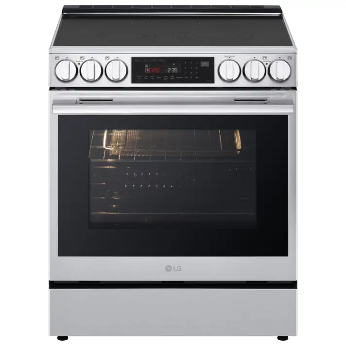 LG 30" 6.3 cu. ft. Electric Slide-in Range with EasyClean and WideView, Stainless Steel 2