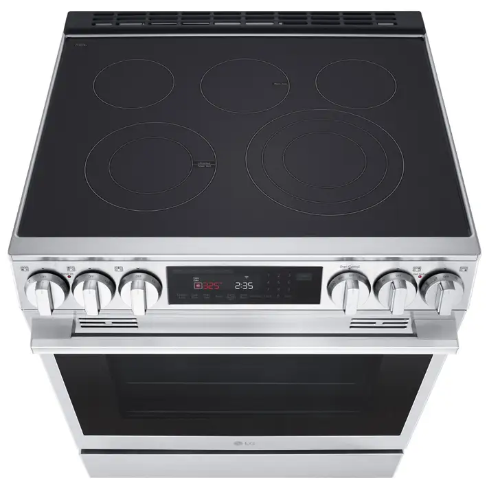 LG 30" 6.3 cu. ft. Electric Slide-in Range with EasyClean and WideView, Stainless Steel 4